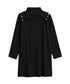 Half Turtleneck Knit Dress